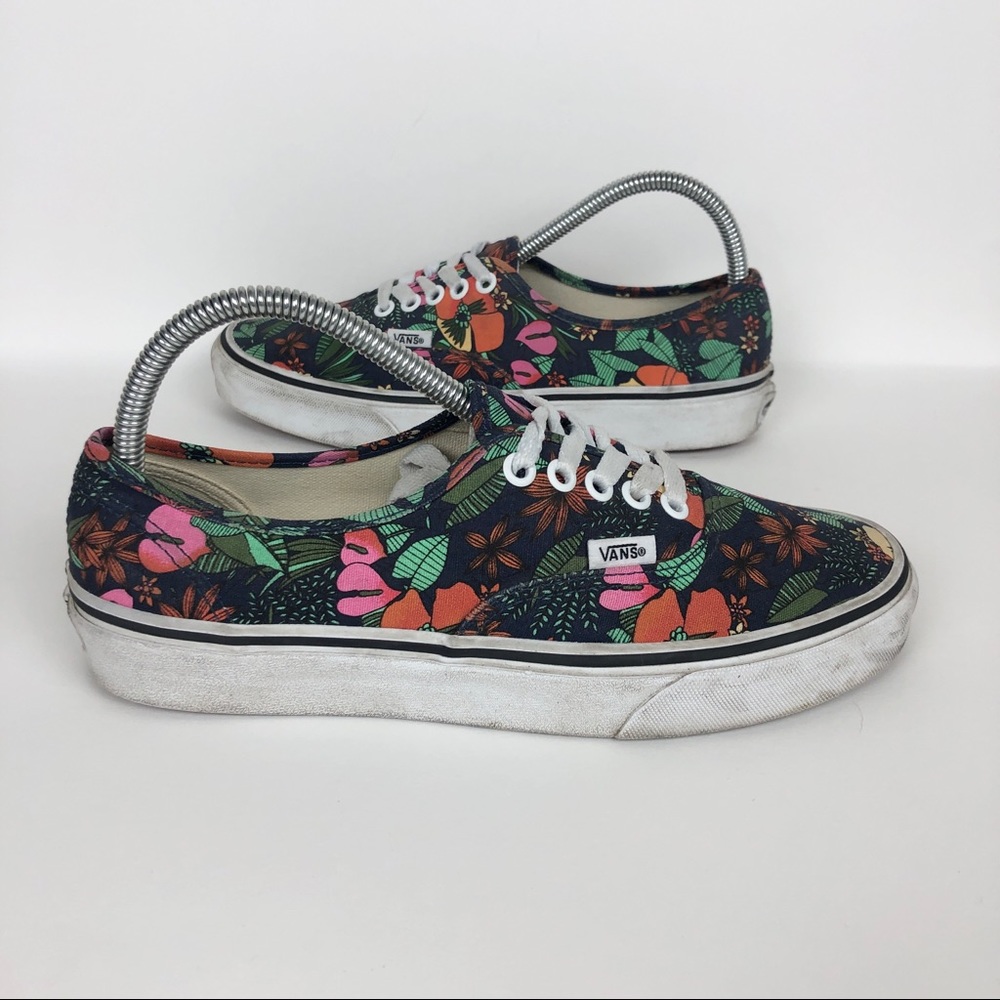 Vans Floral Print Skate Shoe Sneaker
